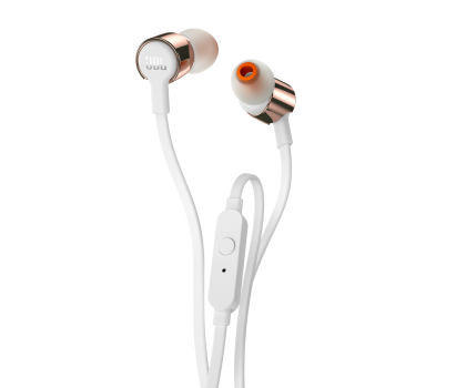 Słuchawka JBL T210 Różowe złoto